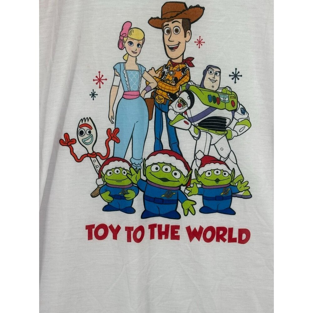 Disney Pixar Toy Story 4  Raglan Long Sleeve Shirt XL Christmas Holiday‎ - Picture 2 of 6